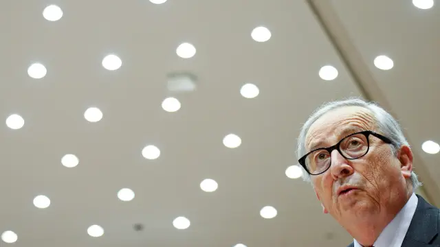 El presidente de la Comisión Europea, Jean.Claude Juncker, este miércoles.