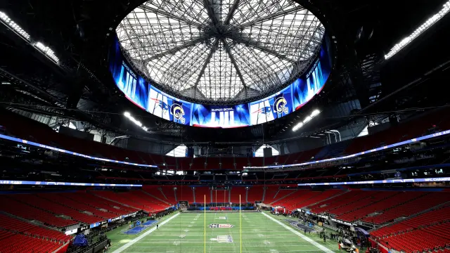 El Mercedes Benz Stadium de Atlanta, listo para la Super Bowl LIII