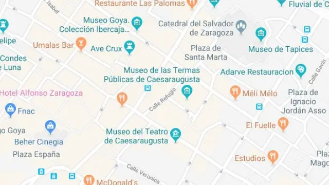 Detenido en Zaragoza un joven por agredir a otro en el interior de un bar