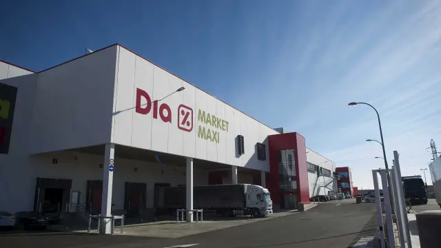 El centro logístico de DIA en Zaragoza.