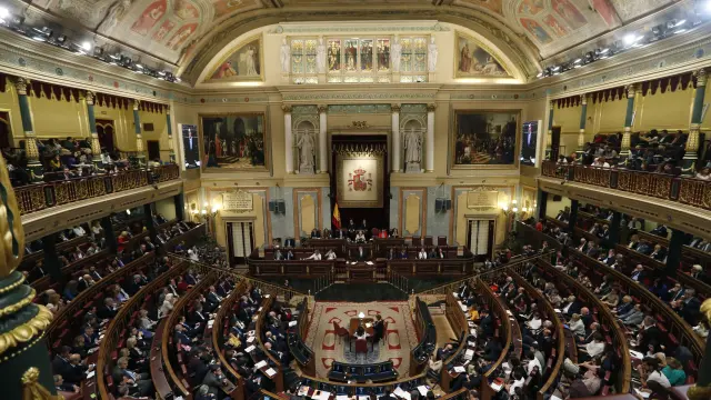 Vista general del Congreso de los Diputados en octubre de 2016