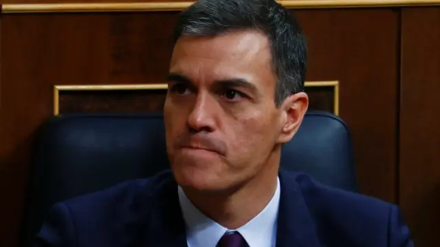 Pedro Sánchez en el Pleno del debate de las enmiendas a la totalidad de los Presupuestos.