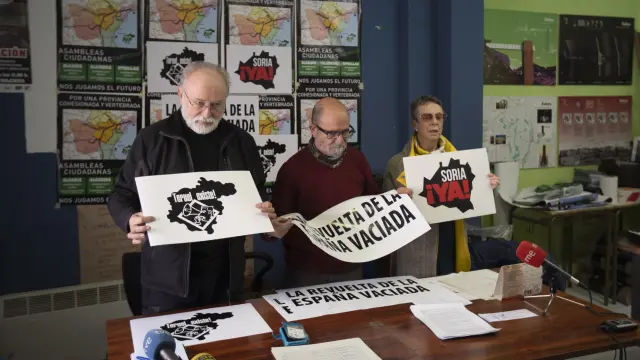 Representantes de Teruel Existe anuncian la manifestación de la "España vaciada".