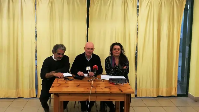Juan Rodríguez Bielsa, Eduardo Marco y Natalia López han presentado las conclusiones de la asamblea.