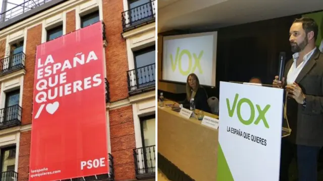 El lema 'La España que quieres' con el que el PSOE ha abierto su precampaña, lo usó con anterioridad Vox.