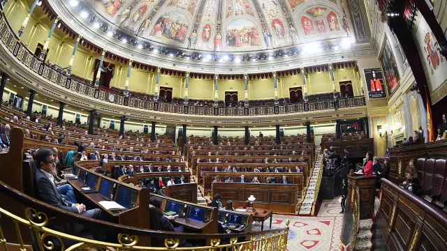 El Congreso de los Diputados, el pasado 12 de febrero, durante un pleno