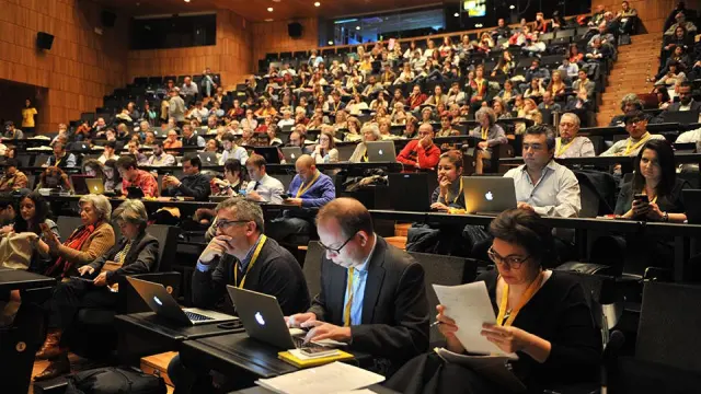 Imagen de la pasada edición del Congreso de Periodismo Digital de Huesca