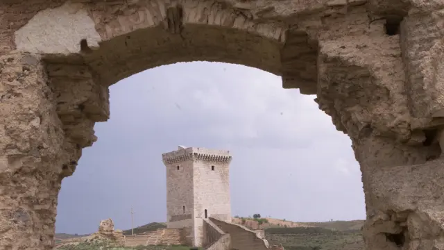 Un aspecto de la muralla de Daroca.