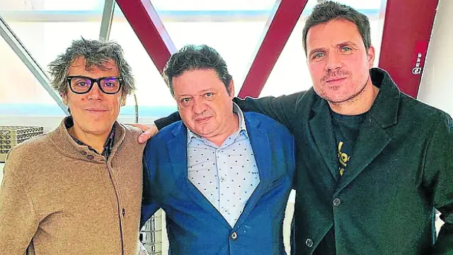 Iván Ferreiro, Arturo Salvador y Dani Martín.