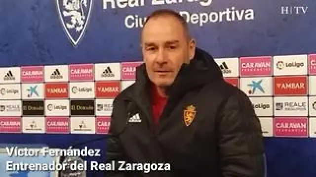 El entrenador del Real Zaragoza, Víctor Fernández, ha hablado este viernes sobre la alineación del equipo de cara al próximo partido contra el Cádiz y de las expectativas de ganarlo.