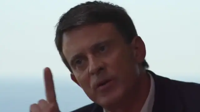 Valls en un debate con Ada Colau, en el programa 'Salvados'.