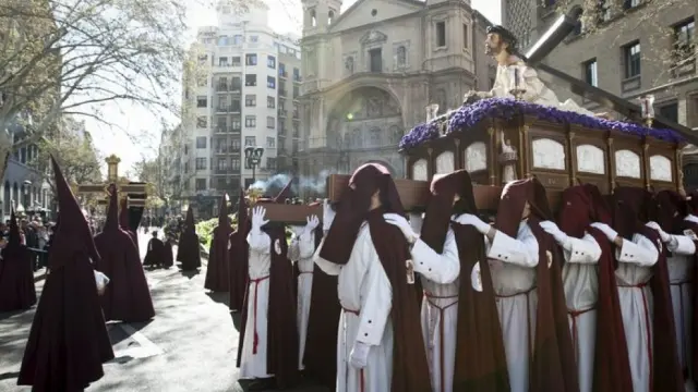 Foto de archivo de la Semana Santa en Zaragoza