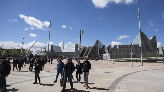 Vista del recinto de la Expo de Zaragoza.