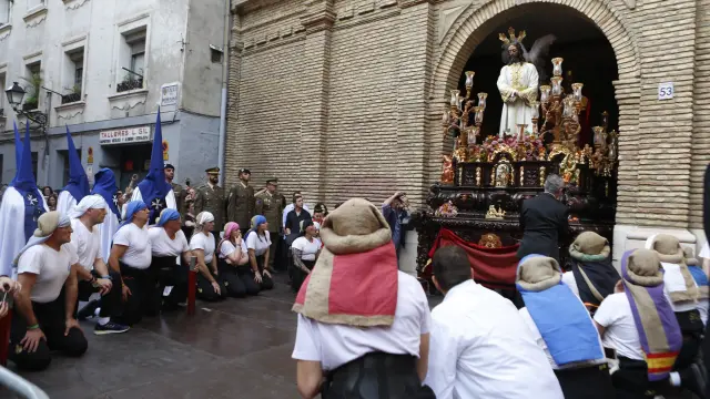 Procesión de la Humildad del Domigo de Ramos en Zaragoza