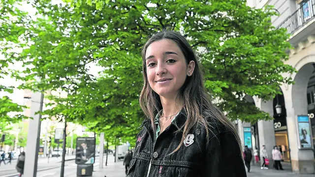Laura Martínez, estudiante de estudios ingleses en la Universidad de Zaragoza.