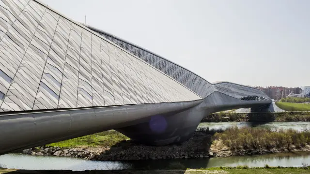 Pabellón Puente, en Zaragoza