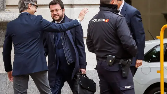 El tribunal exime a Aragonès de declarar como testigo en el juicio por el procés