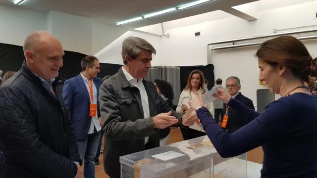 Ángel Garrido ha votado por primera vez a Ciudadanos tras su salida del PP.
