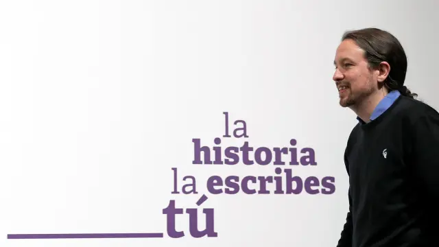 Pablo Iglesias tiende la mano al PSOE en sus declaraciones tras conocer los resultados electorales.