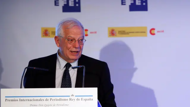 El ministro de Asuntos Exteriores, UE y Cooperación, Josep Borrell,