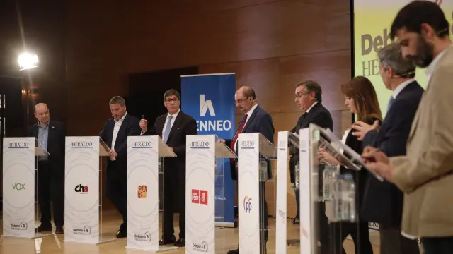 Debate por la presidencia del Gobierno de Aragón.