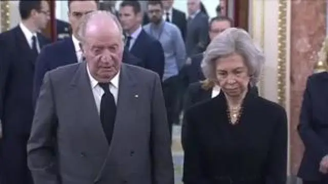 Don Juan Carlos y doña Sofía se han mostrado muy emocionados