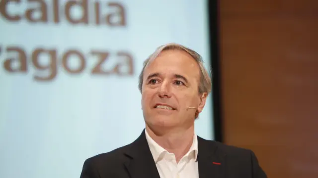 Jorge Azcón, candidato del PP al Ayuntamiento de Zaragoza.