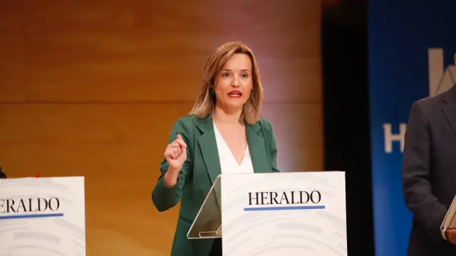 Pilar Alegría, candidata del PSOE al Ayuntamiento de Zaragoza.