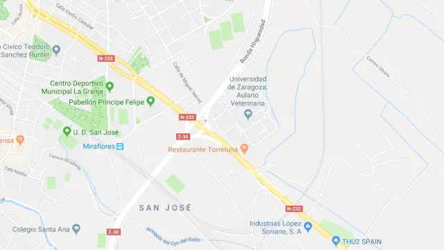 El motorista fue detenido en Ronda Hispanidad, en Zaragoza.