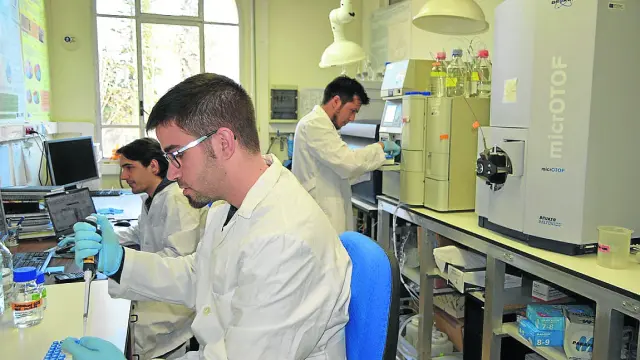 Laboratorio de espectometría de masas de la EEAD-CSIC en Zaragoza.