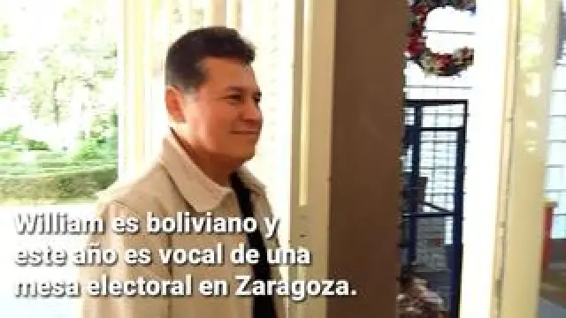 William Cáceres es boliviano y uno de los 21.000 extranjeros que están llamados a votar en las eleccioens de este domingo.