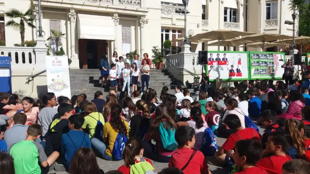 Las actividades se iniciaron en la plaza de Navarra a las 9.30.