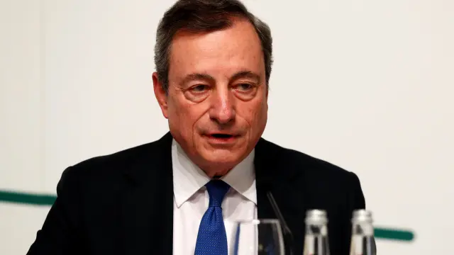 Mario Draghi, President of the European Central Bank (ECB), attends a news conference in Vilnius, Lithuania June 6, 2019. REUTERS/Ints Kalnins [[[REUTERS VOCENTO]]] ECB-POLICY/