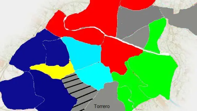 En la simulación de la guerra en Zaragoza El Actur, Valdespartera y San José está muy igualados