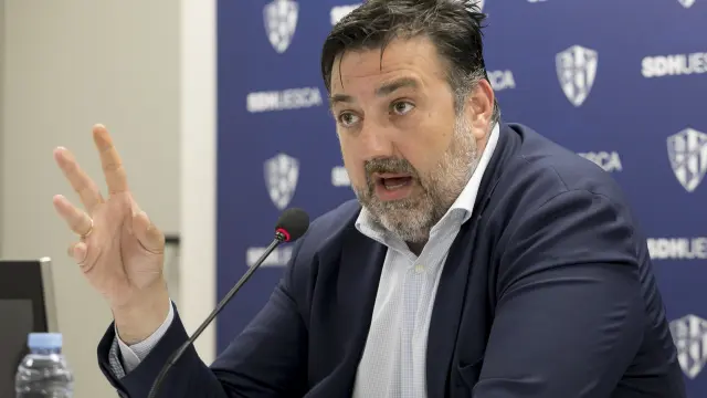 Manuel Torres, consejero delegado de la SD Huesca /17-6-19 / Foto Rafael Gobantes [[[FOTOGRAFOS]]]