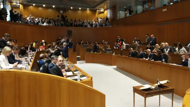 Sesión constitutiva de las Cortes de Aragón en la X legislatura