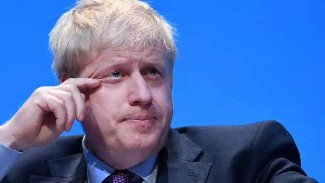 ARA1. Birmingham (United Kingdom), 22/06/2019.- Former British Foreign Secretary Boris Johnson speaks to Conservative Party members at the Conservative Party leadership hustings in Birmingham, Britain, 22 June 2019. Boris Johnson and Foreign Secretary Jeremy Hunt are vying to become Britain's next Prime Minister. (Reino Unido) EFE/EPA/ANDY RAIN Conservative Party leadership hustings