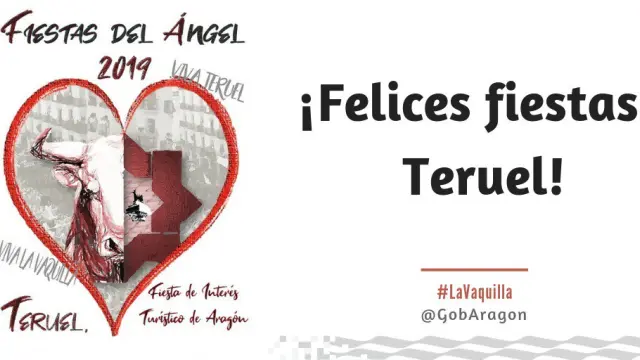 Las redes sociales se han llenado hoy de felicitaciones a Teruel por las fiestas de la Vaquilla. Instituciones, empresas y todo tipo de asociaciones se han acordado de los turolenses en sus días grandes