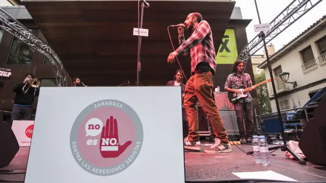 Campaña contra las agresiones sexistas en las Fiestas del Pilar 2018