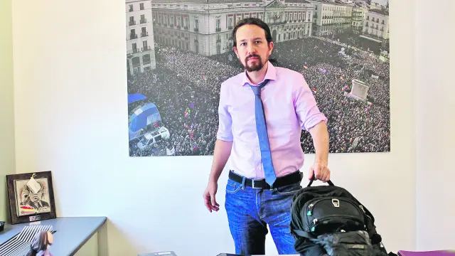 El secretario general de Unidas Podemos, Pablo Iglesias.