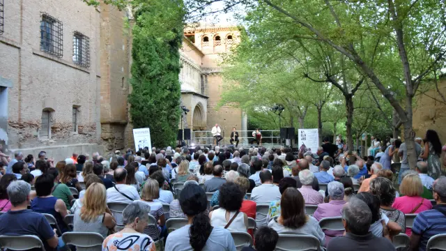 Cerca de 400 personas asistieron al concierto de Trivium Klezmer en el monasterio de Casbas