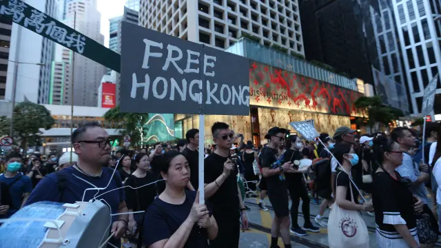Nueva manifestación en Hong Kong en pos de la democracia.