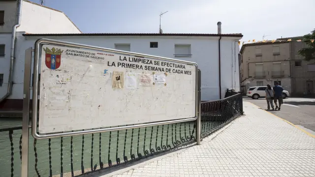 Imagen de archivo de una calle de San Mateo de Gállego.