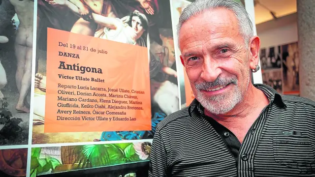 Víctor Ullate, el pasado julio, en la presentación de su último espectáculo, ‘Antígona’.