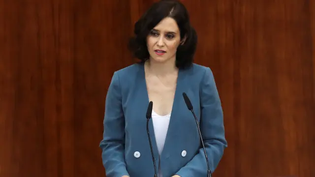 La candidata a la Presidencia de la Comunidad de Madrid, Isabel Díaz Ayuso.