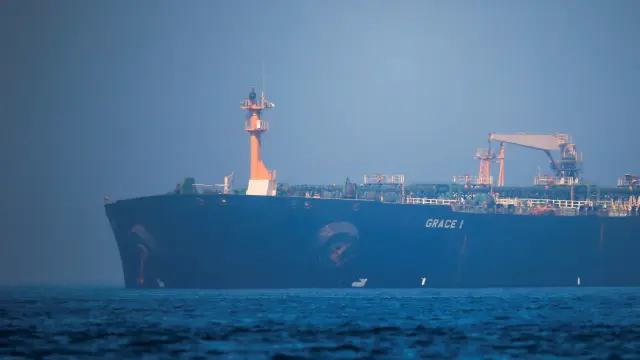 El petrolero iraní 'Grace 1' estaba retenido en Gibraltar desde el pasado 4 de julio.