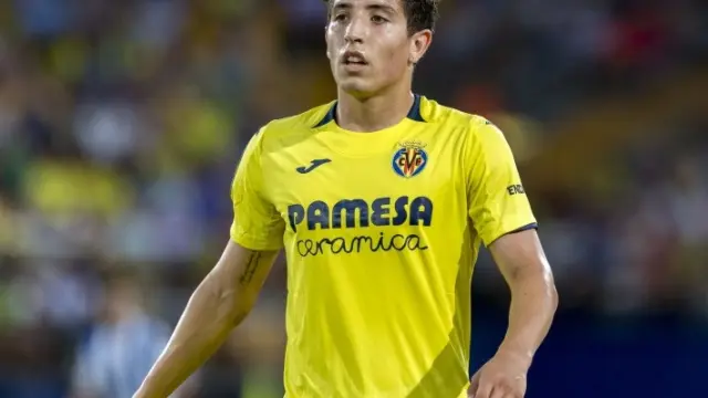 Santiago Cáseres, durante un compromiso del curso pasado con el Villarreal.