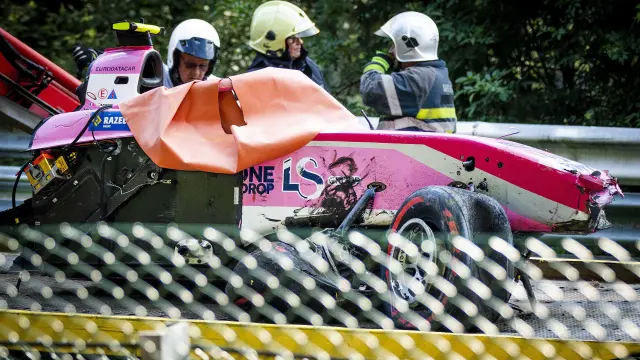 Muere el piloto Anthoine Hubert en un brutal accidente en la F2.