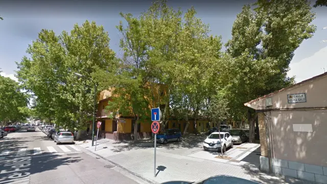 Calle de Felisa Galé, en el barrio de La Jota de Zaragoza.