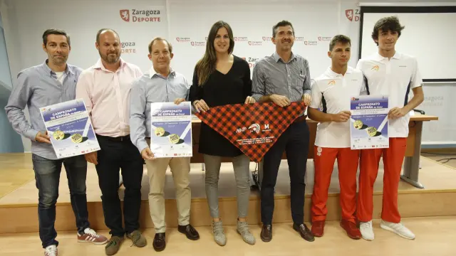Presentación del Campeonato de España absoluto de pádel selecciones autonómicas en Zaragoza